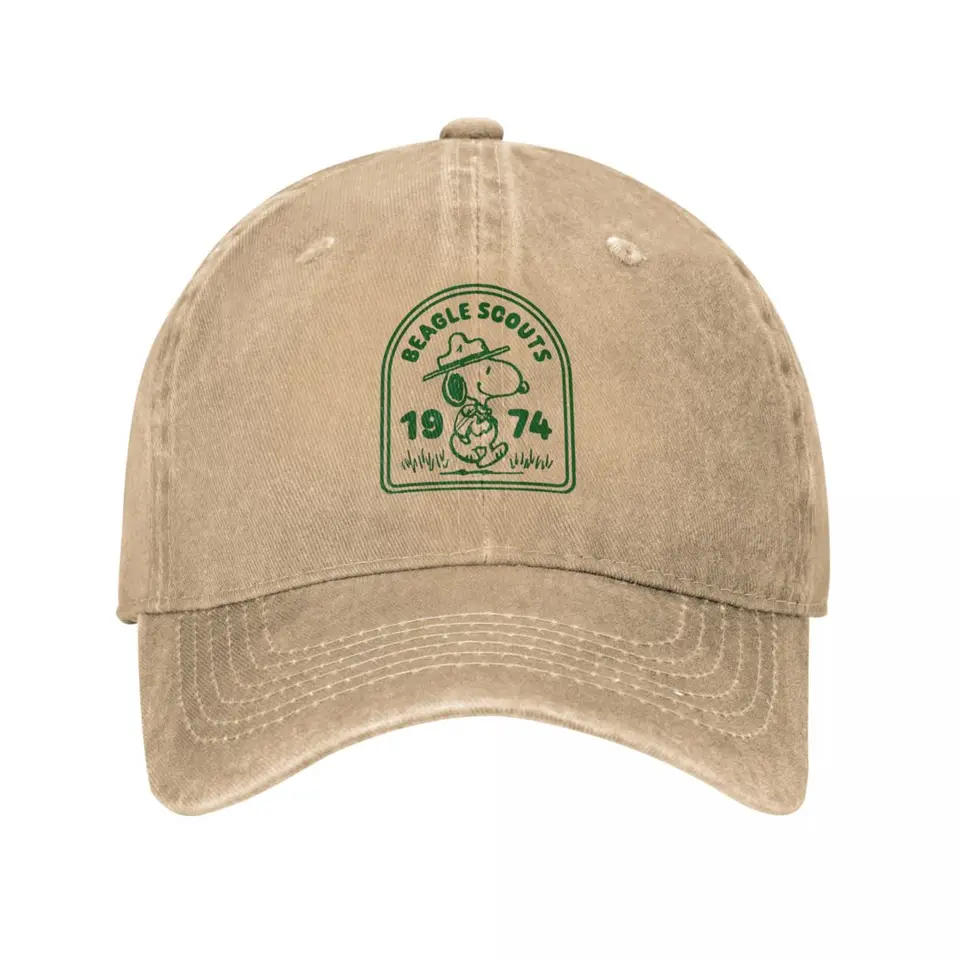 Arašidy snoopy beagle skauti odznak baseball cap Men ženy zúfalé umyté klobúk Snapback Cuil Cartoon