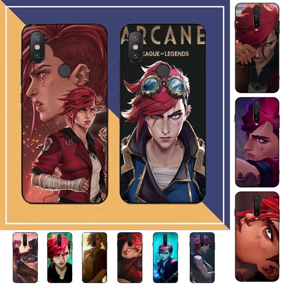 Arcane Cartoon VI telefón pre telefón pre Redmi Note 4 x 5 a 6 7 8 T 9S 10 11S 11EPRO POCO M3 PRO