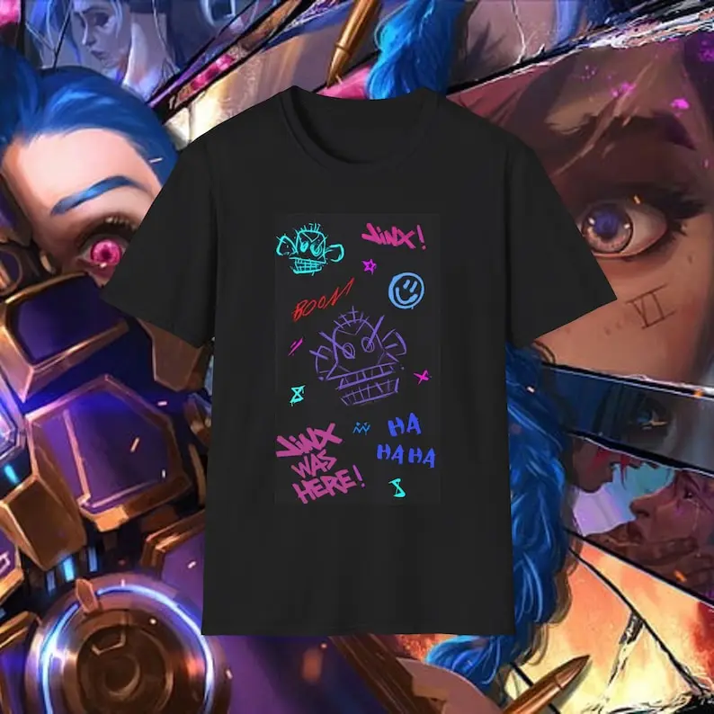 Arcane Get Jinxed Jinx VI prášok unisex softstyle tričko