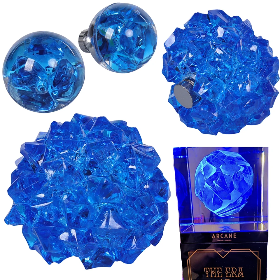 Arcane Hexcore Crystal Cosplay Fantasia Jinx Luminescent Crystal Ornament Game Accessories