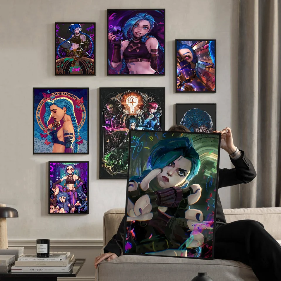 Arcane Jinx L-Lols klasické filmové plagáty Vintage Room Bar Cafe Decor Nordic Home Decor