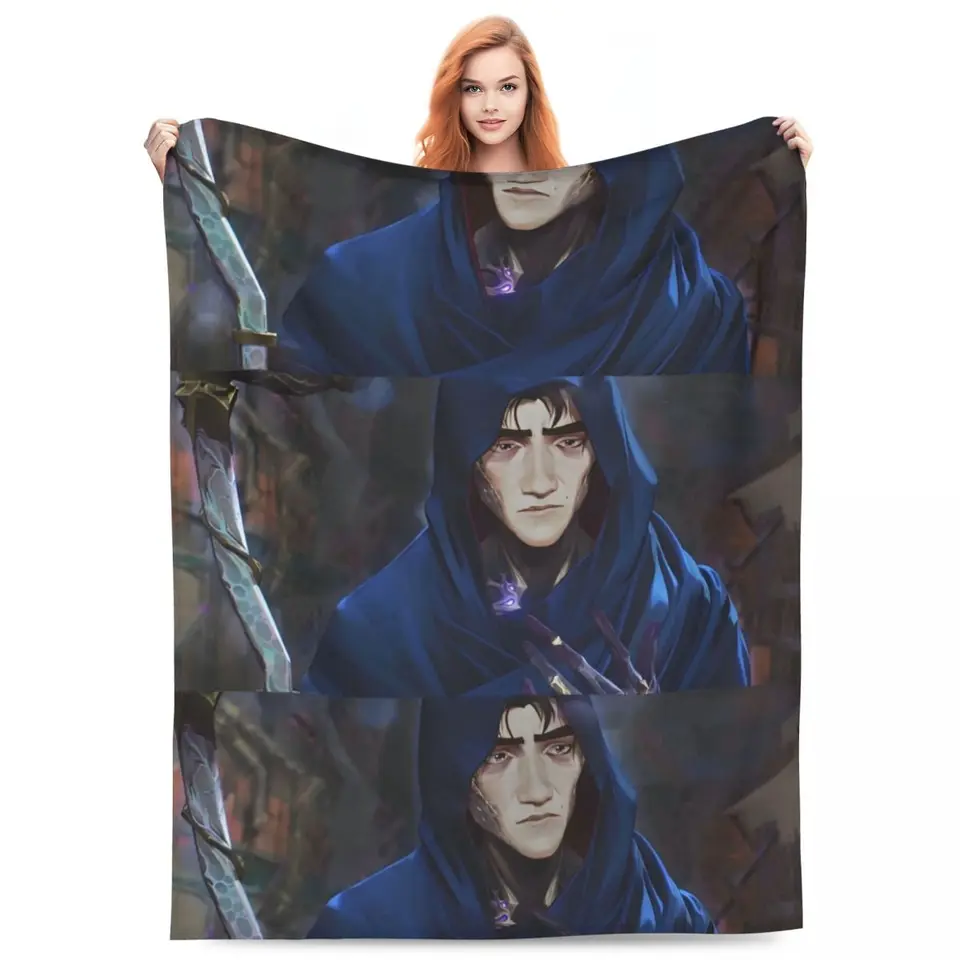 Arcane Viktor hra prikrývka Kvalita Warm Mäkká podstielka hodí zimné kempovanie vonkajšie novinky Bedspread