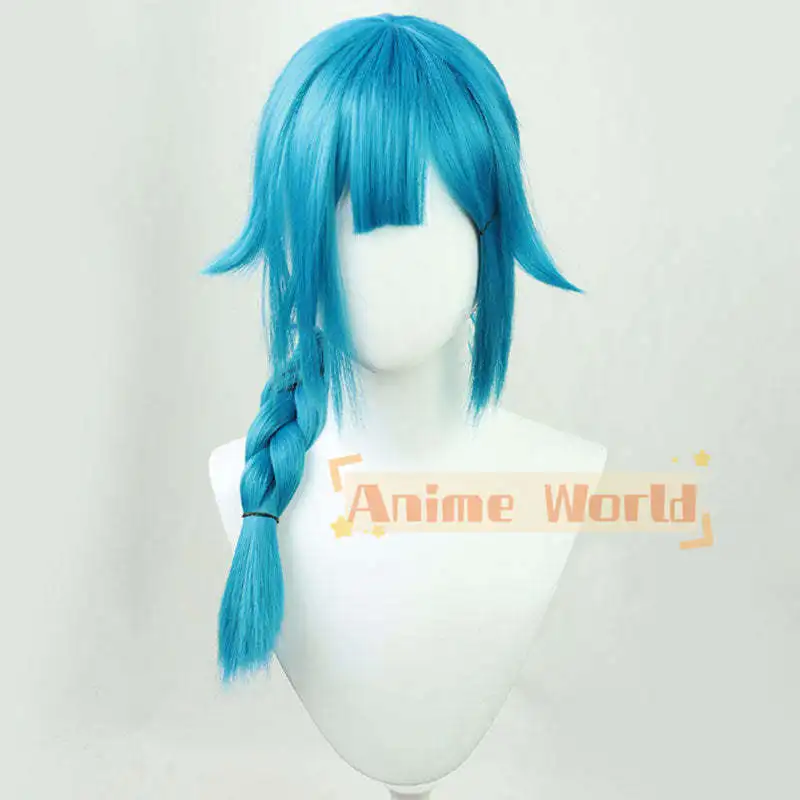 Arcane Young Jinx Powder Blue Cosplay parochňa