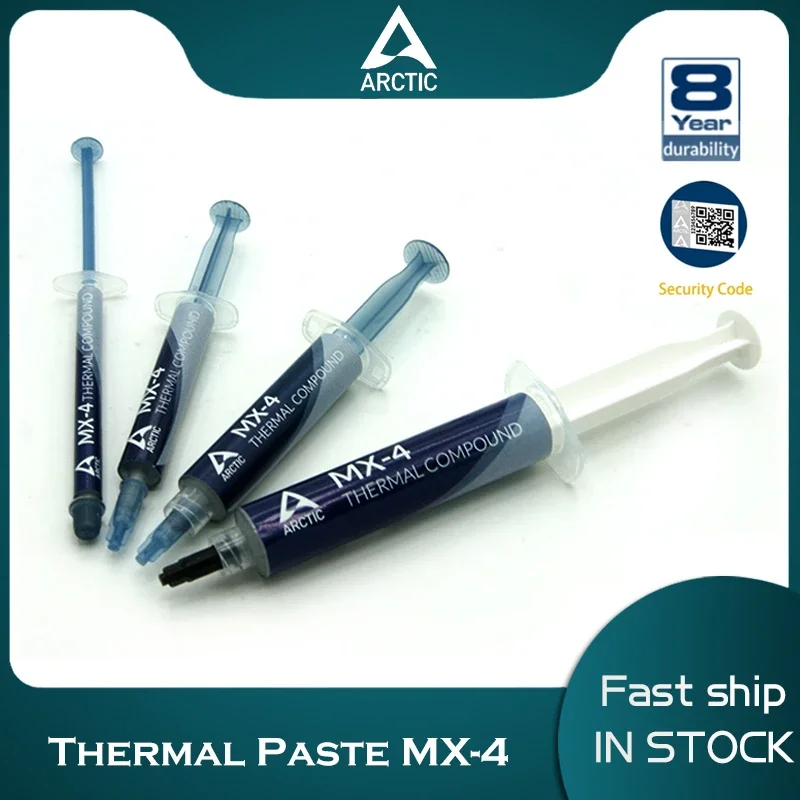 Arctic MX-4 Topová tepelná zlúčenina 8,5 W/MK používaná pre PC CPU/GPU Silikónová mastnotná zlúčenina Pasta 2G/4G/8G/20G