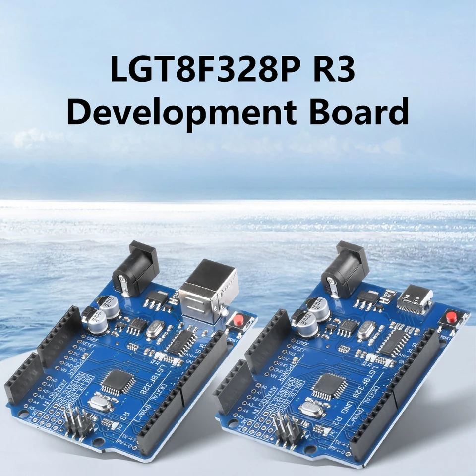 Arduino LGT8F328P UNO R3 Výmena výmeny výmeny pre ATMEGA328P UNO R3 Modul pre Arduino Programming Learning Controller