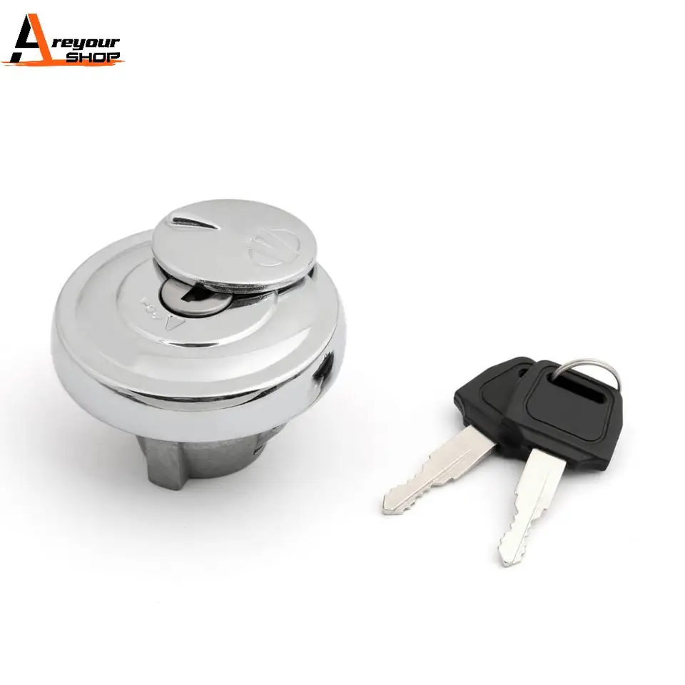 Areyourshop pre Yamaha Drag Star 1100 V-Star XVS650 950 1998-2017 Road Star Fuel Gas Gas Cap Cap Set XVZ1300 XV1700 Kláves