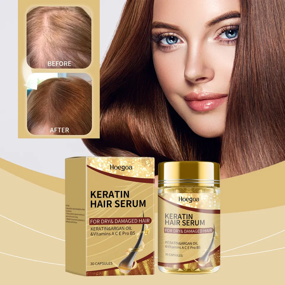Argan Oil Hladká starostlivosť o vlasy Kapsuly Opravte poškodené vlasy jemné vlhké furcation Zlepšiť suché drsné vlasové starostlivosť esencia
