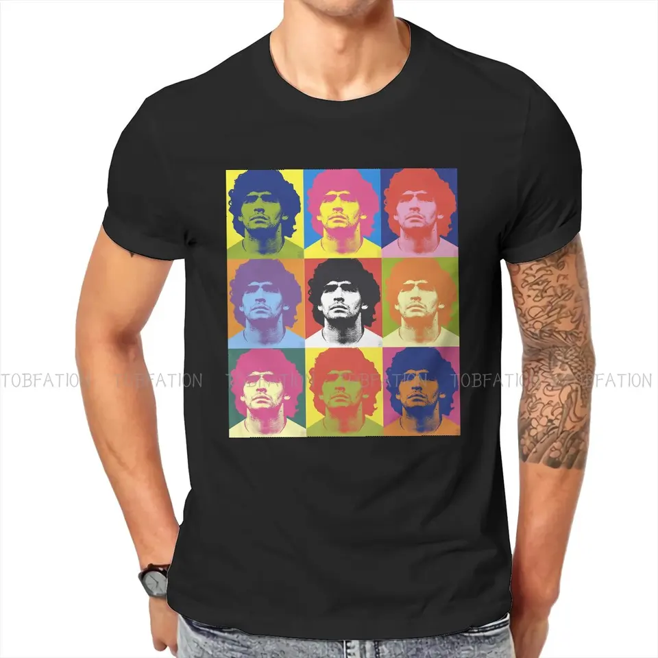 Argentína futbalová legenda Tshirt Homme pánske polyesterové odevy Blusas tričko pre mužov