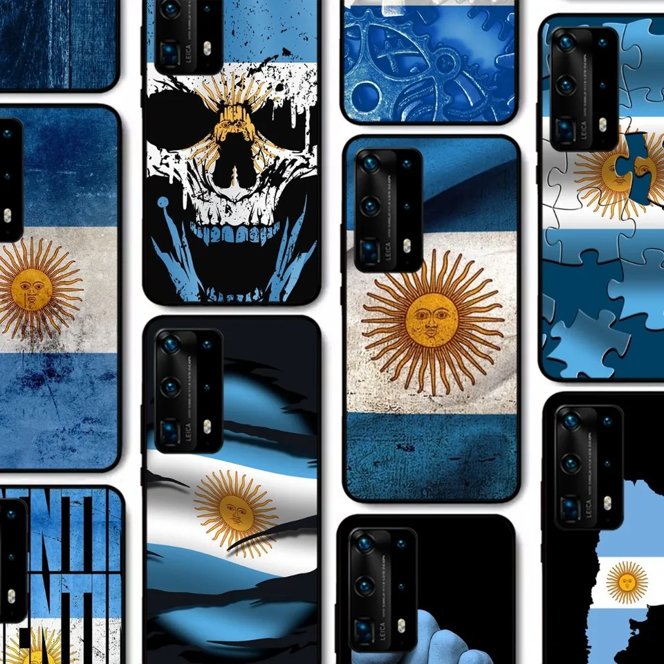 Argentínska vlajková telefónna puzdro pre Huawei P 8 9 10 20 30 40 50 50 Pro Lite Psmart Honor 10 Lite 70 Mate 20Lite