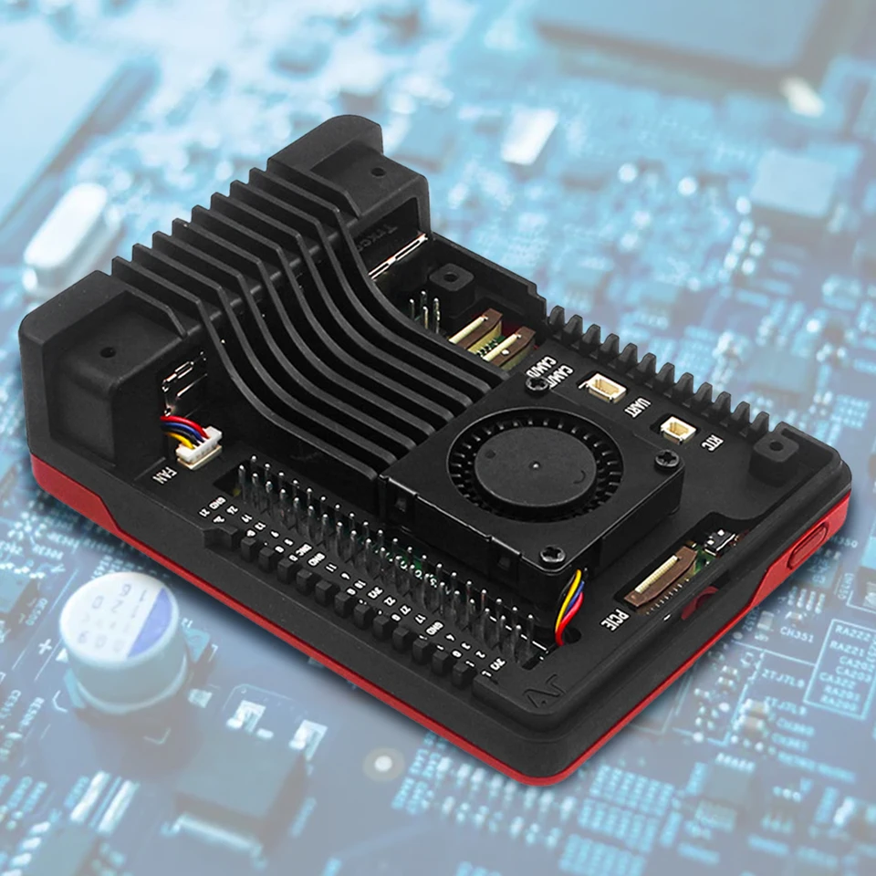 Argon Neo 5 puzdro na hliníkové puzdro s PWM chladiacim ventilátorom Armor Passive Chladiace puzdro Fit for Raspberry Pi 5