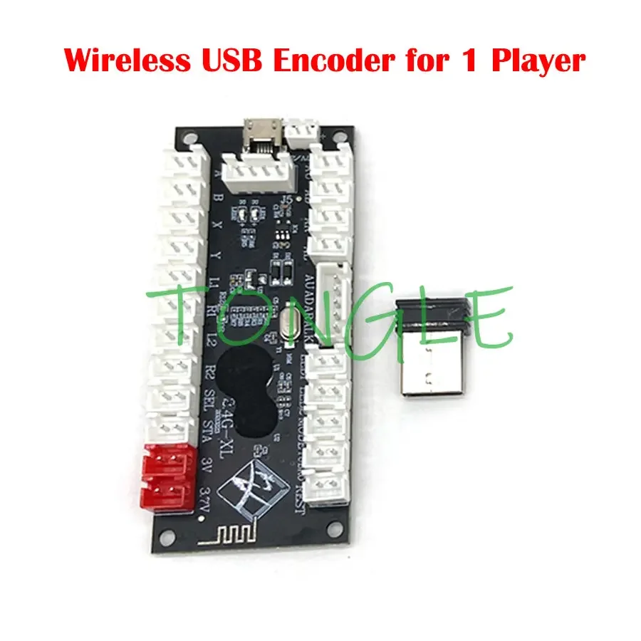 Arkádový ovládač s nulovým oneskorením, USB Encoder, tlačidlo Joystick, PS DIY Kit, PS3, Android Raspberry Pi, PC, 2,4G