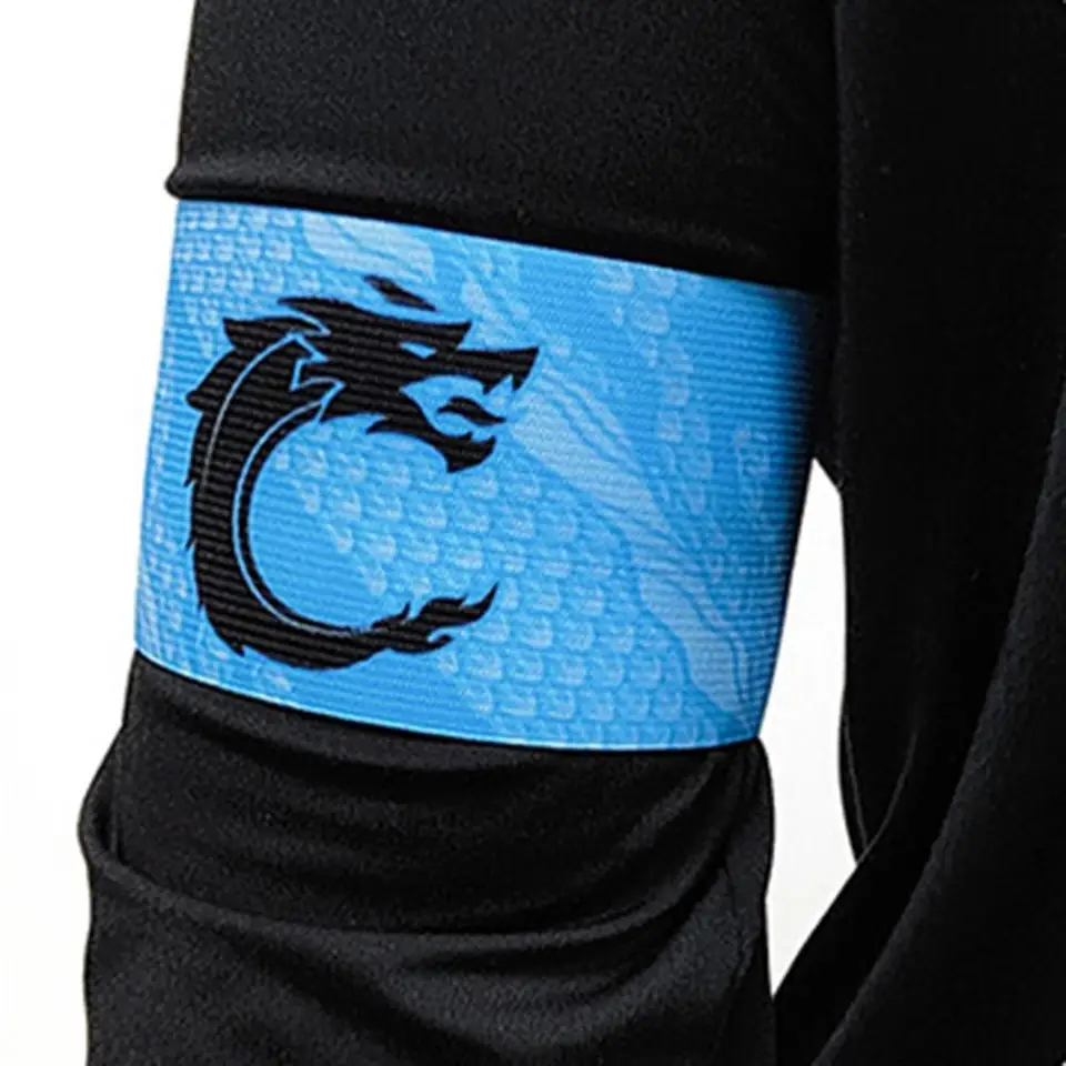 Arm Oprava náramku Elastické elastické protišmykové futbalové kapitána Armband pre tímový výcvik outdoor futbalových športov kapitán unisex