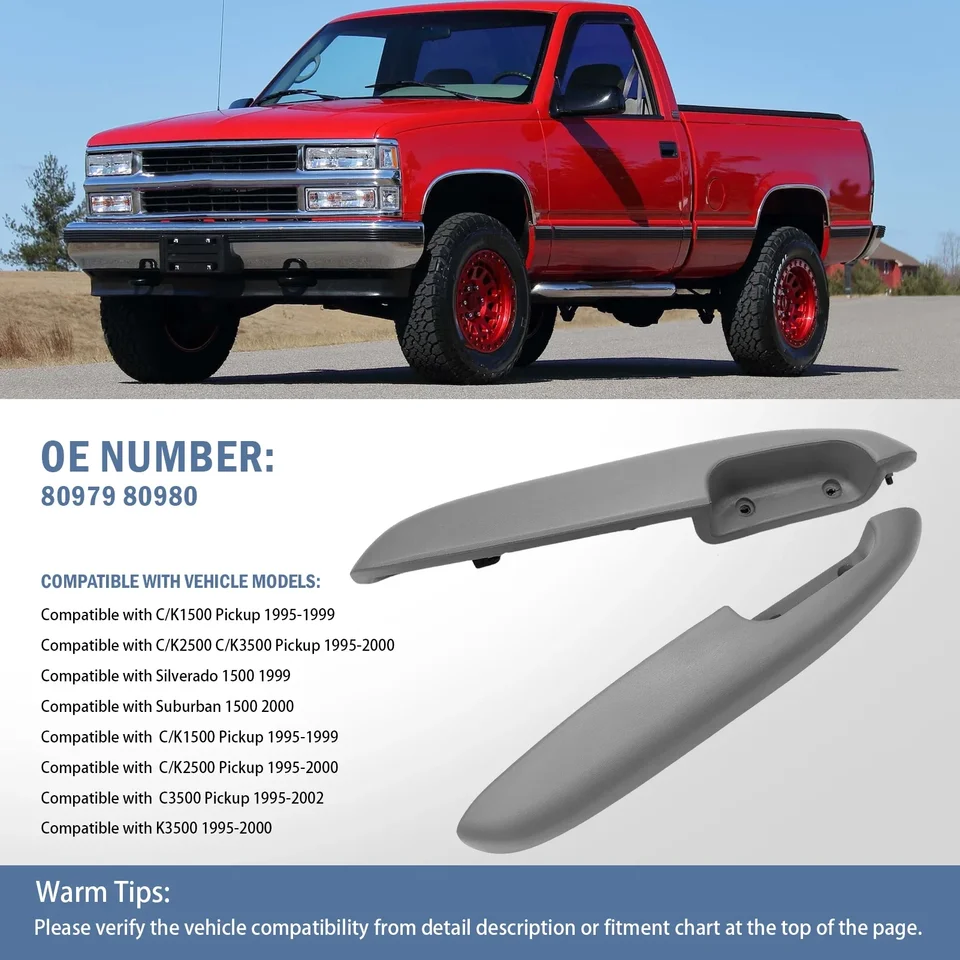 Arm predných dverí 1pair leží pre prímestský Silverado Sierra C/K-Series 1995-2002 Vodič a bočné dvere cestujúcich 80979 80980