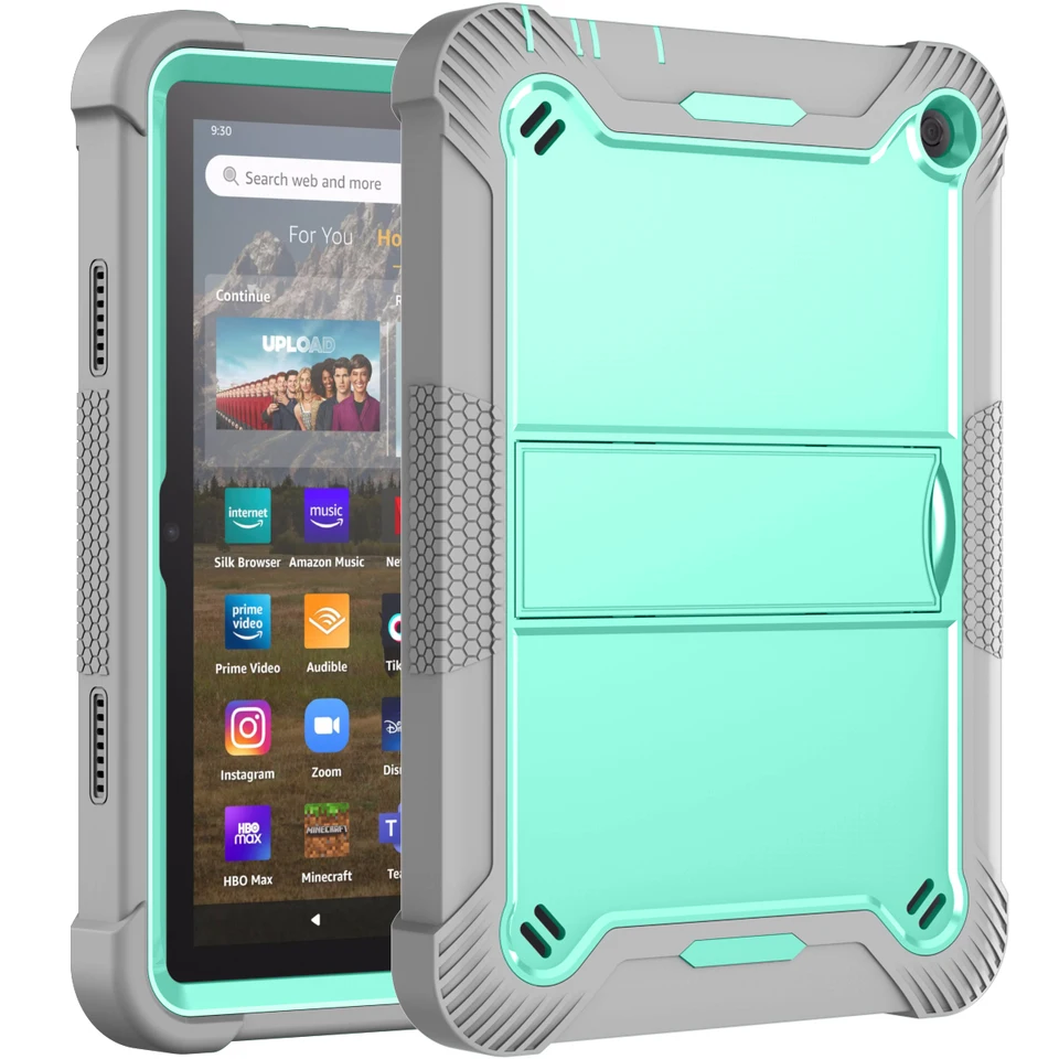 Armor puzdro pre Amazon Fire HD8 2022 8inch HD8PLUS 12. tablet stojan nárazový odolný tvrdý kryt pre Amazon Kindle Fire odolný Shell