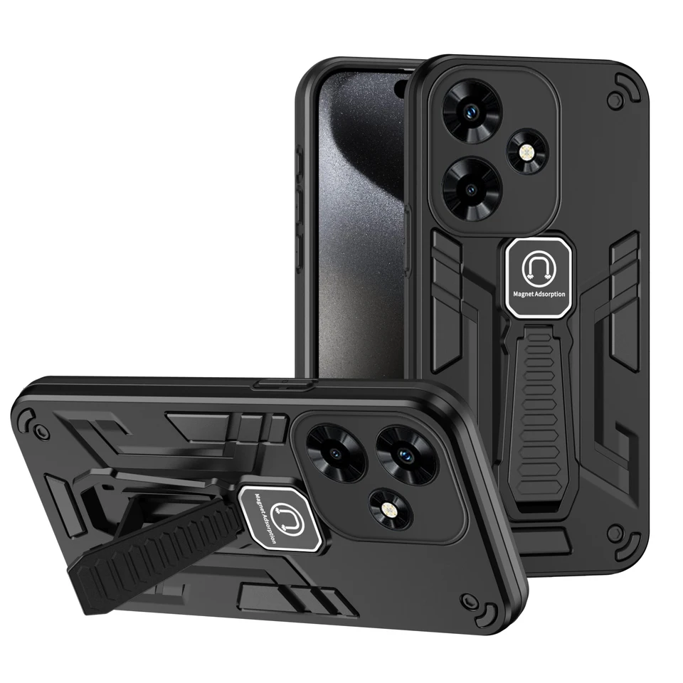 Armor puzdro pre Infinix Hot 30 30i Play NFC Mount Monet Magnetic Držiteľ Silikónový tvrdý telefón Kryt infinixhot30 x6831 x669c x6835b