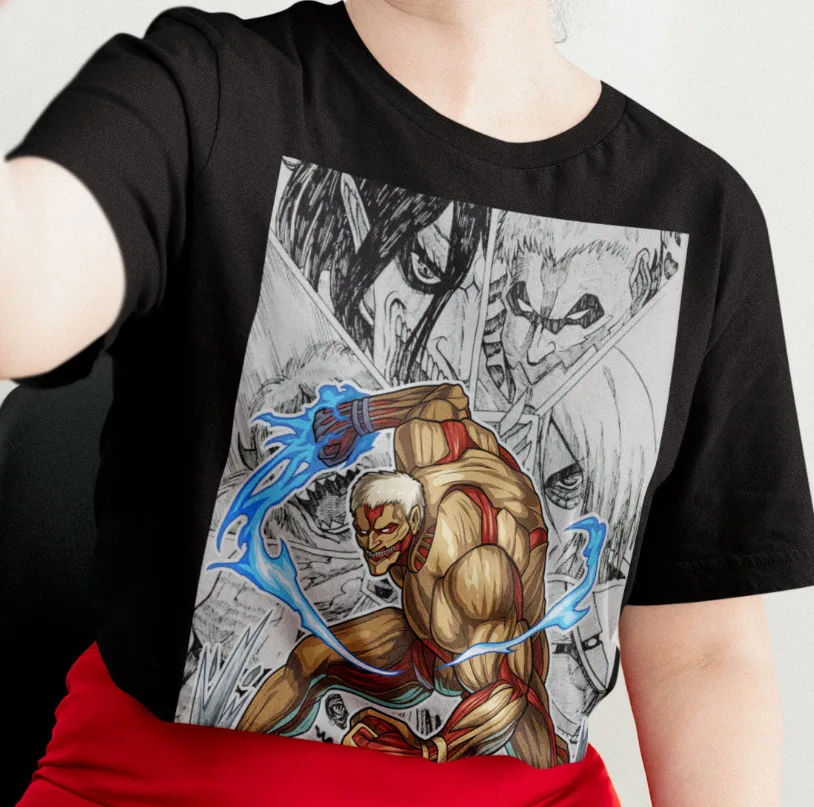Armored košeľa útok na tričko Titan Tshingeki no Kyojin Aot Eren anime tričko
