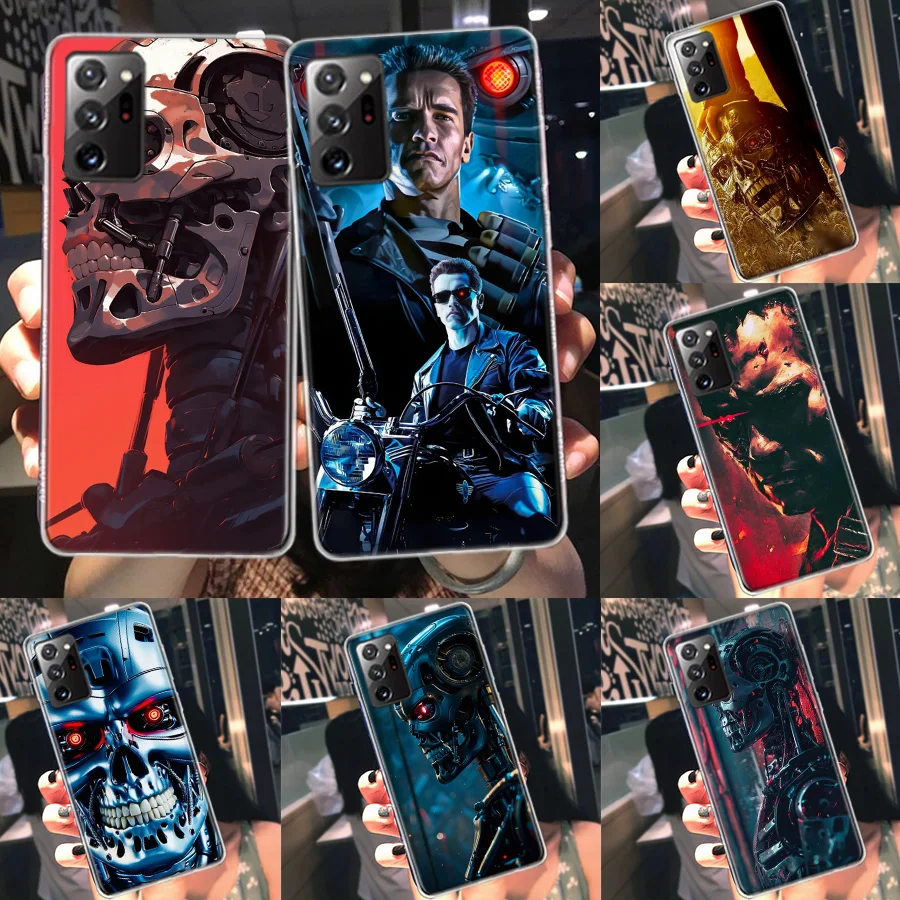 Arnold Schwarzenegger Terminator Panel Pase pre Samsung S23 S24 Fe A14 A24 A34 A54 Galaxy A20S A30 A50 A50S A70S A71 A51 A51 A41 A31 A31