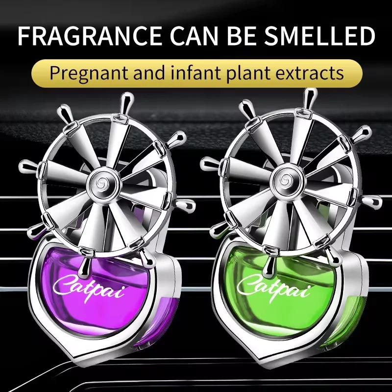Aromaterapetaterapia vzduchový výstup parfum rotujúce špirálové časti vzduchu osviežovač eliminujúci zápach interiérové ​​doplnky dovolenkový darček