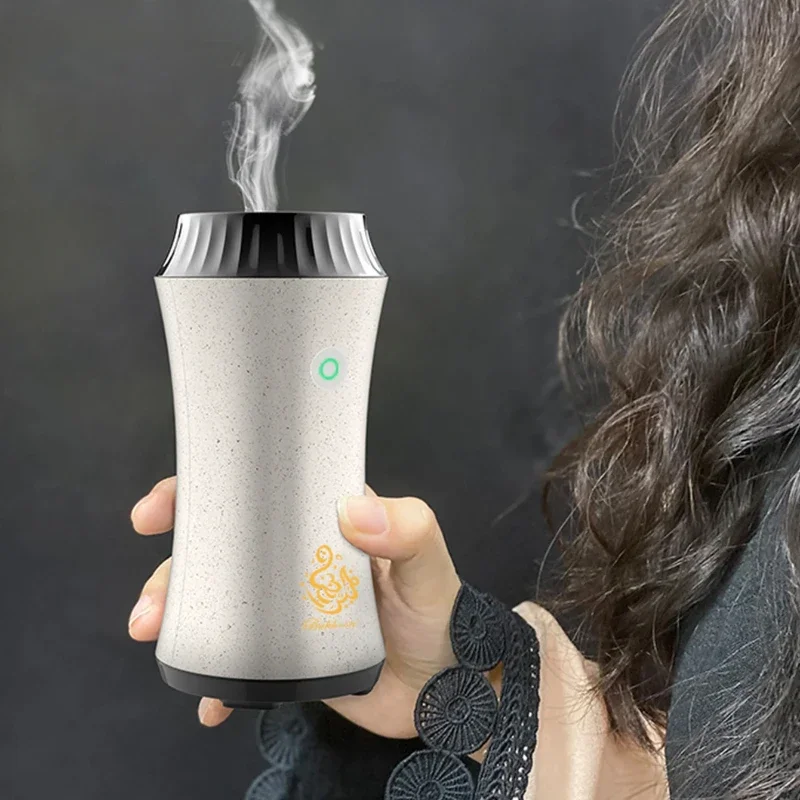 Aromaterapeutický stroj luxusný malý muž pás kadidlo horák USB Správna elektrická aróma difúzora prenosný prenosný kužeľový kužeľ Cenzer
