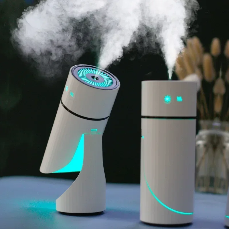 Aromaterapia USB Difúzor 1000 mAh Nabíjateľná batéria ultrazvuk Cool Mist Maker Tichá Fogger 260 ml bezdrôtového zvlhčovača vzduchu