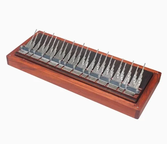 Array MBIRA Professional Thumb Piano Kalimba Päťminát prístroj 590x230x150mm