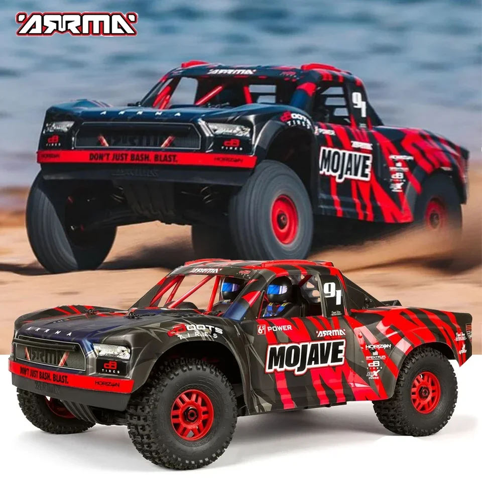 Arrma ARA7604V2 1/7 Mojave 6s RTR diaľkové ovládanie Elektrický krátky nákladný automobil RC Dospelý 4wd terénny model vozidla CAR RC Hračky