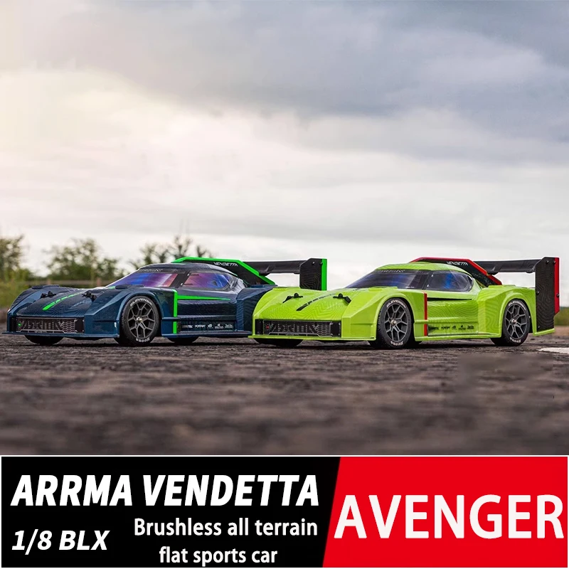 Arrma Avenger 1/8 Vendetta 3S RC diaľkové ovládanie automobilu 4WD Flat Sports Car Professional Drift Car Adult Detská hračka