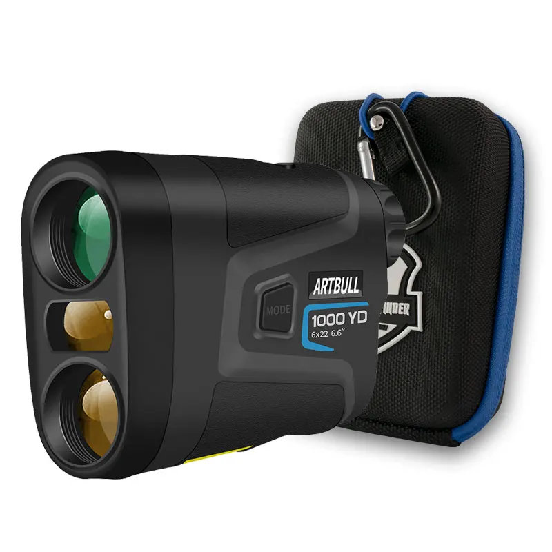 Artbull laserový poľovnícky diaľničník 1000 m teleskop laserový merač vzdialenosti Rýchlosť golfového diaľkomeru s nastaveným svahom so zámkom
