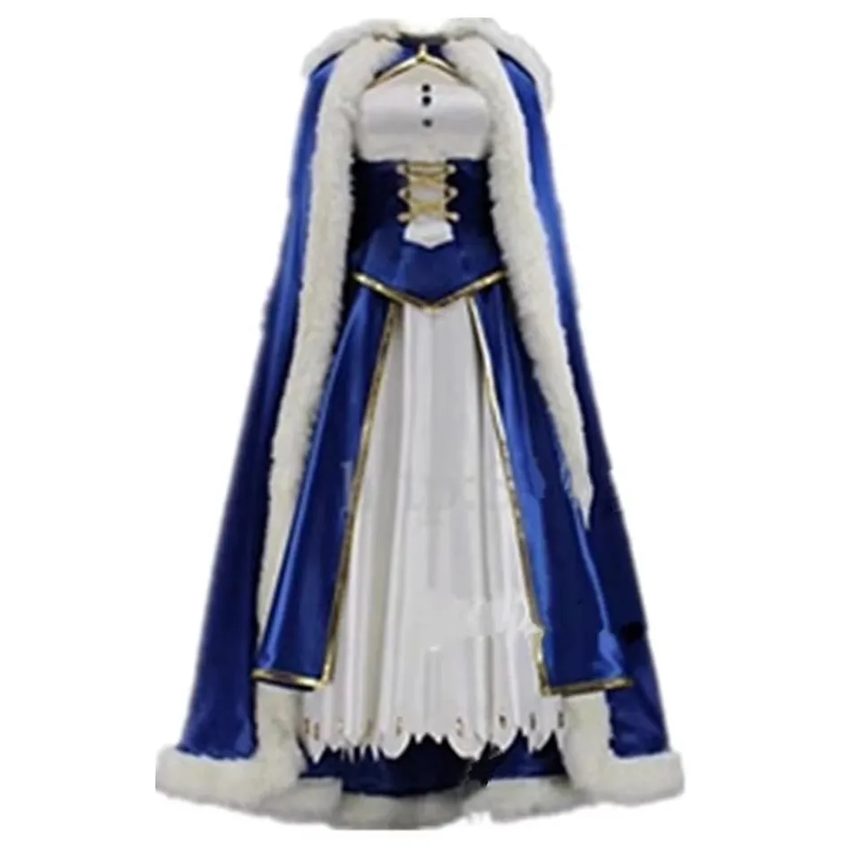 Artoria Pendragon Sabre Cosplay osud osud Night Ubw osud nula meč Cosplay kostým s plášťom