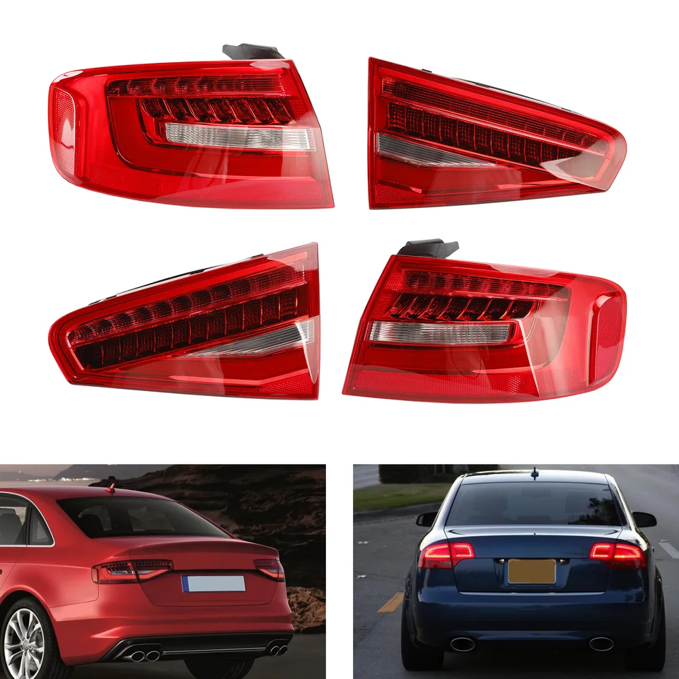 ArtuDatech 4ks zadné zadné svetlo svetla 8K5945093AC 4AC 6AC 6AC pre Audi A4 B8.5PA 2013 2014 2015 2015 2016