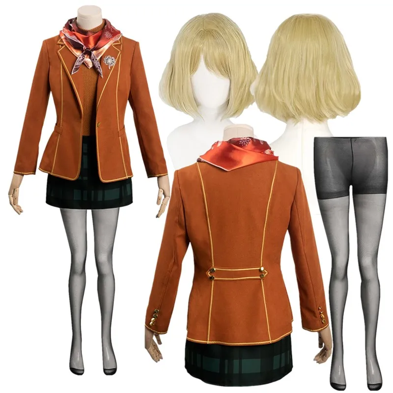 Ashley Graham Cosplay Fantasia Dress Costume Dospelé ženy Masguise Coat Outfits Outfits Halloween Masguise Carnival Party Suit