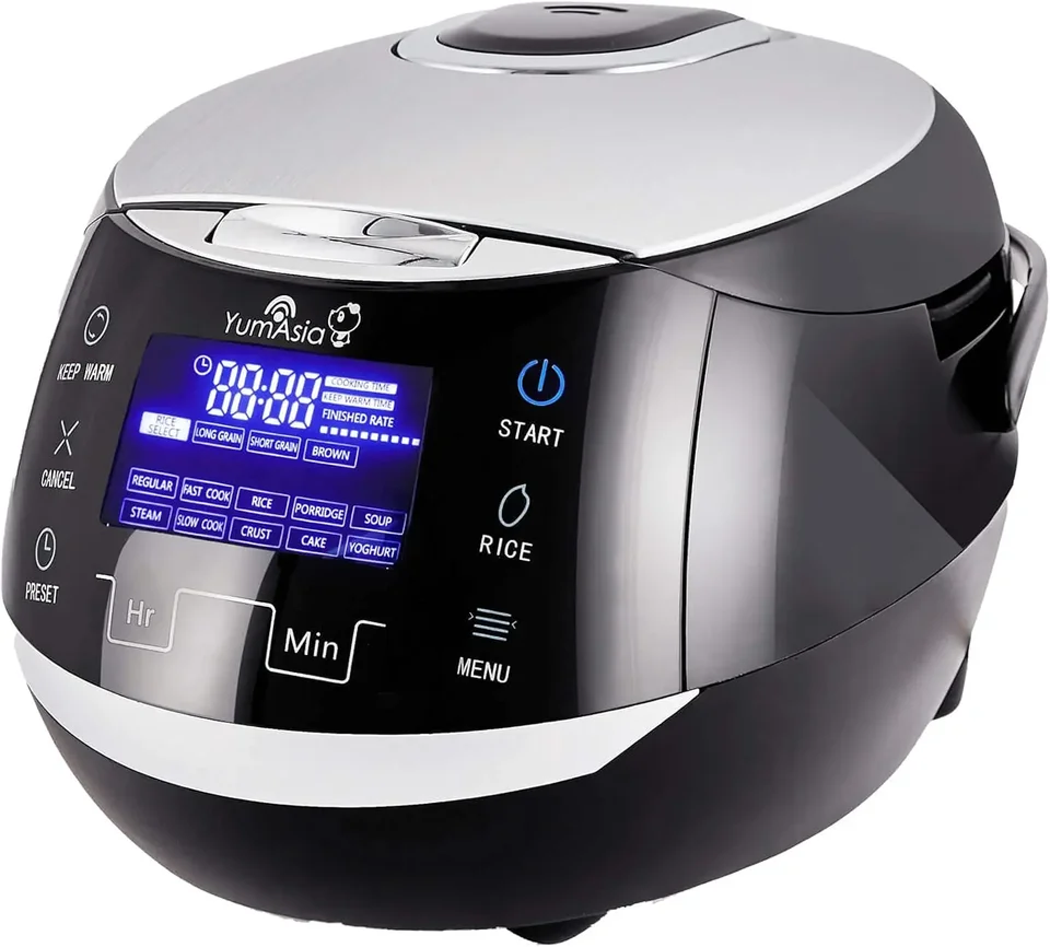 Asia Sakura Rice Cooker s keramickou misou a pokročilou fuzzy logikou (8 šálok, 1,5 litra) 6 funkcií ryže Cook, 6 Functio Multicook Functio
