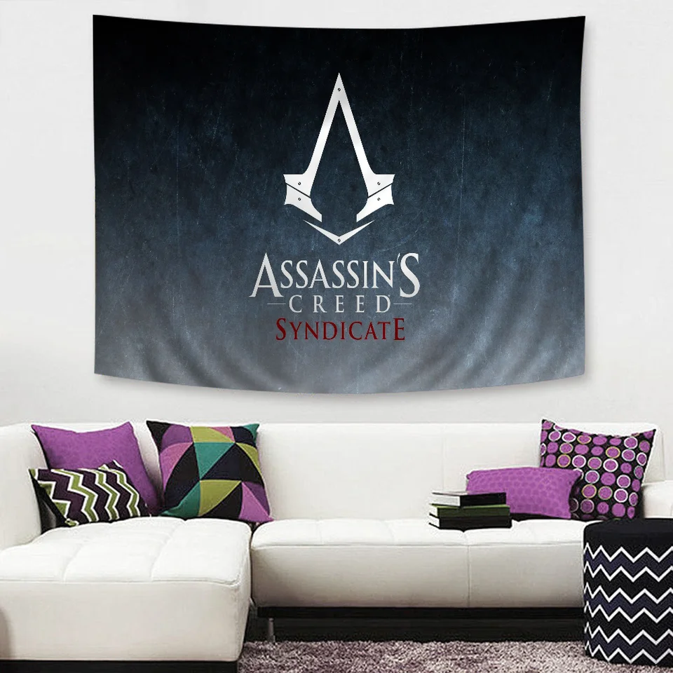 Assassin's Creed Farebné tapisérie steny zavesenie česka steny tapisérie mandala stena na závesné plachty