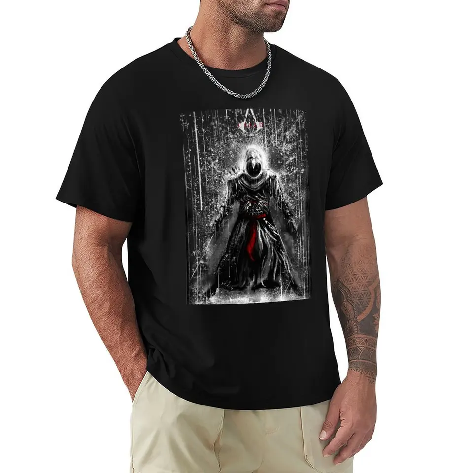 Assassin's Creed the Stand Tričko nadmerne nadmerne suché pánske oblečenie