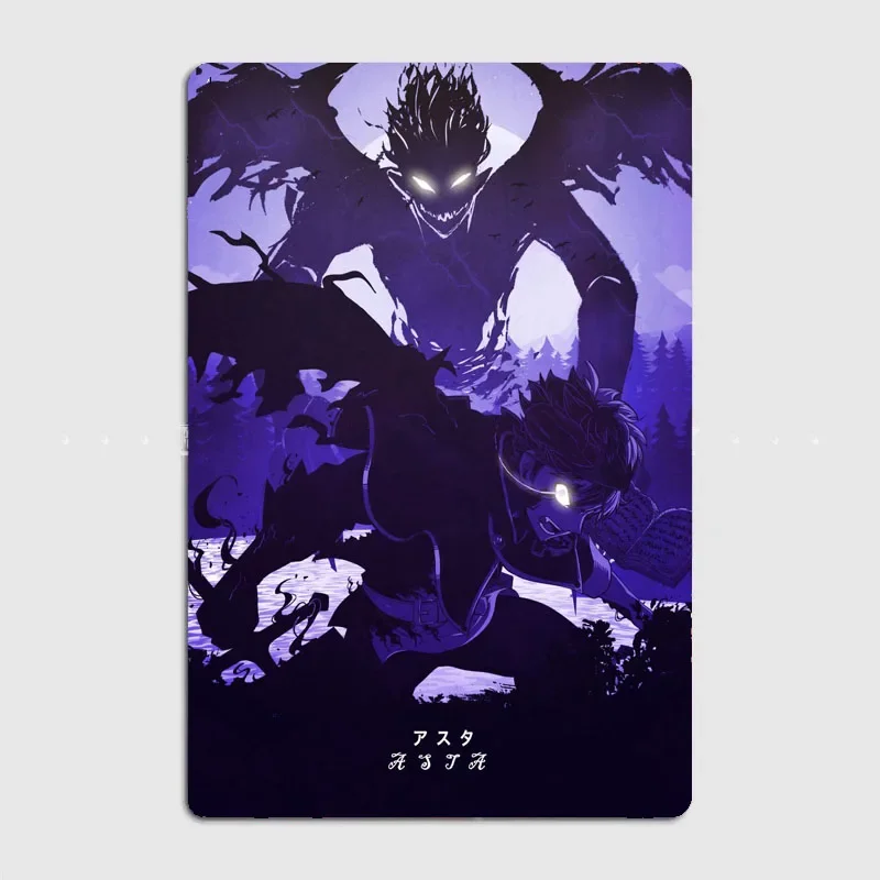 ASTA Black Clover Vintage Domáce dekorácie plagáty izba dekor farmár dekor stena