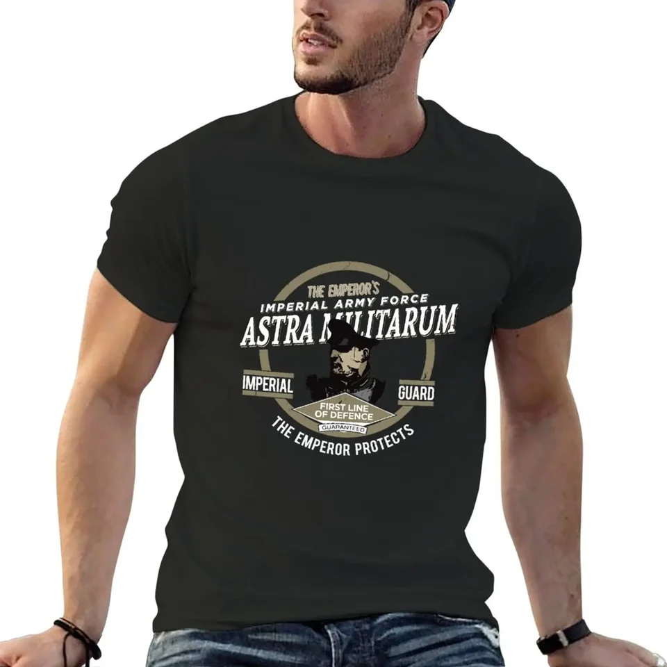 Astra Militarum Tričko tričko tričko s krátkym rukávom tričko letné vrcholy rýchle sušenie košele tričká Men