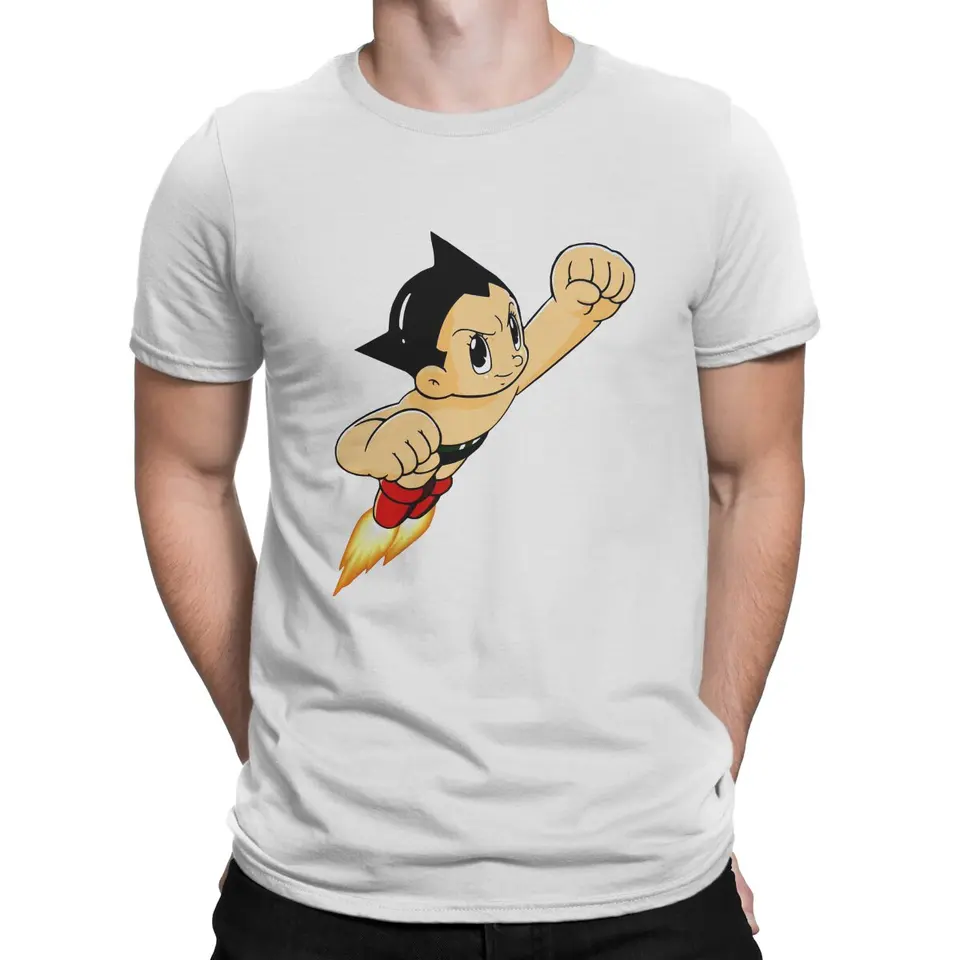 Astroboy Robot Child Tshirt Homme Pánske oblečenie polyesterové tričko pre mužov