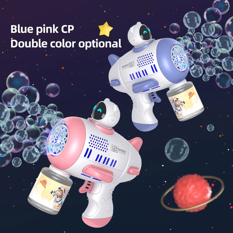 Astronaut Automatický bublinkový stroj pre deti Bubble Gun Soap Bubble Bubble pre detskú dúchadlo letné letné vonkajšie hračky pre deti darček