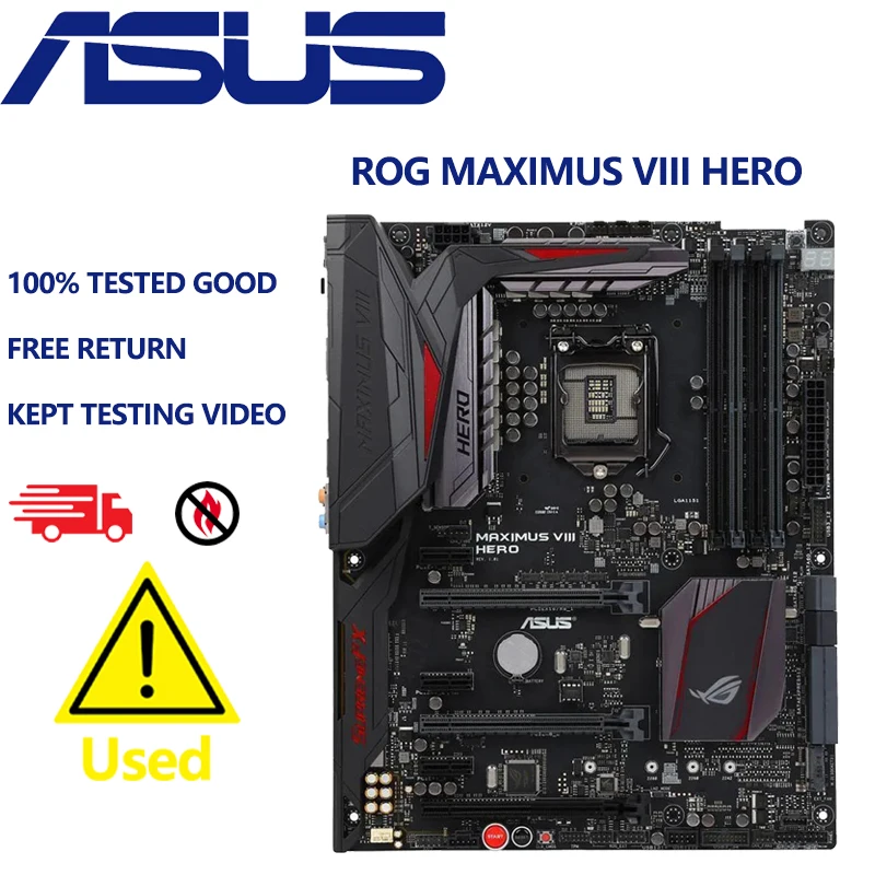 ASUS ROG Maximus VIII HERO LGA1151 DDR4 M.2 SATA 6GB/S USB 3.1 Typ typu C Intel Z170 ATX
