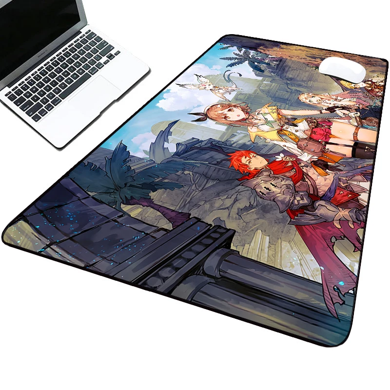 Atelier Ryza stolové koberce anime doplnky Poznámkový blok Gamepad prenosný počítač silikón anime myš Pad XXL Sexy MousePad Desk Pad