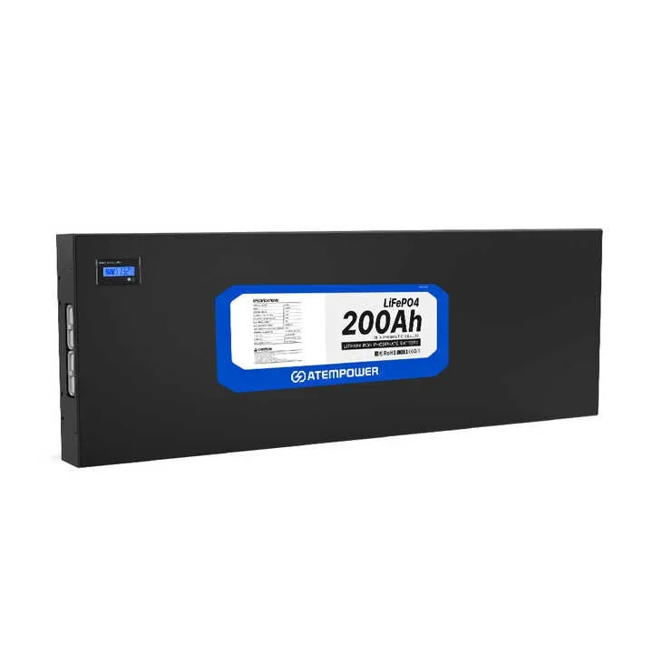 Atem Power Deep Cycle Ultra Slim Litium Battery 12V 100AH ​​200Ah Slimline LifePo4 Littium Littium Iron Battery pre kemping RV 4x4
