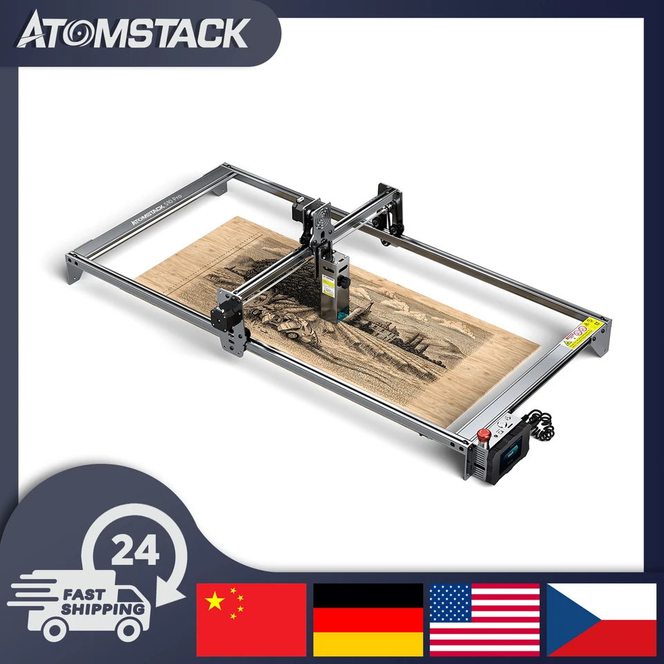 AtomStack Y-osi predlžovacie hriadeľové súpravy pre X7 A10 X20 Pro Laser Engraver 33.45x16.15 '' Dĺžka zväčšenia plochy 850*410 mm