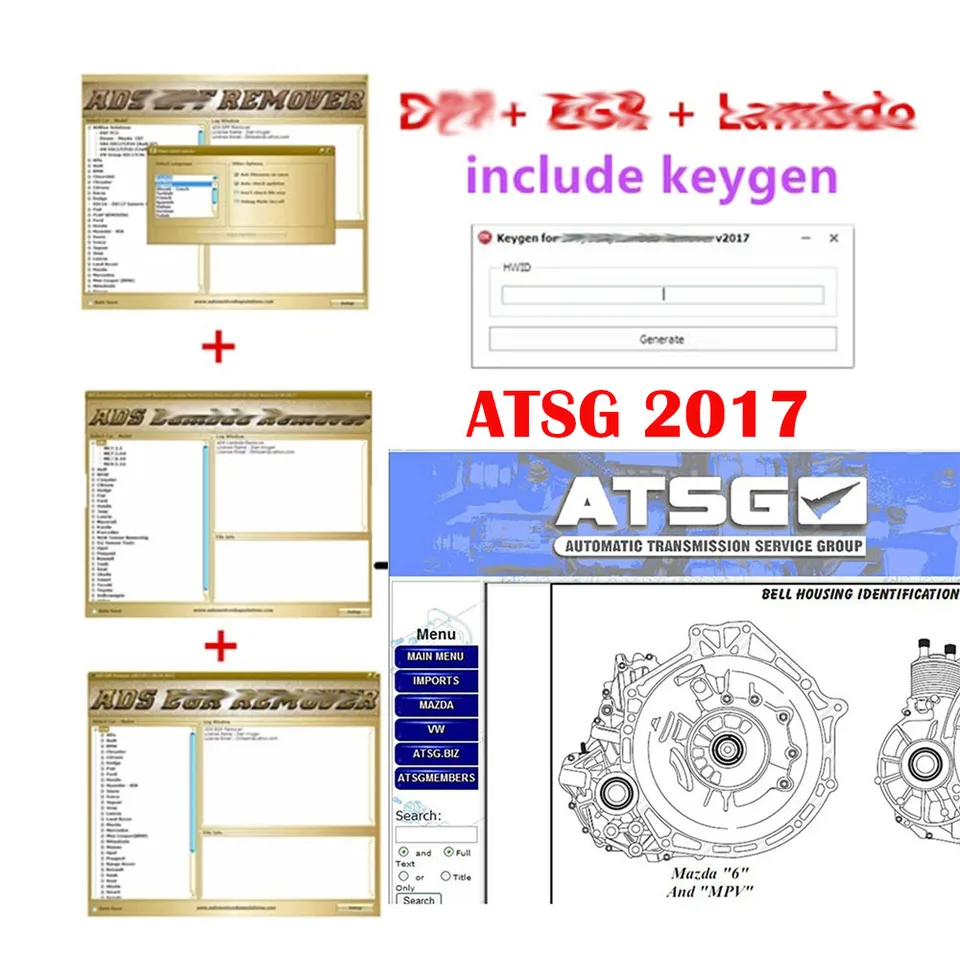 ATSG 2017+DPF+EGR HOT PREDAJ LAMBDA REMOVER PLNÝ 2017.5