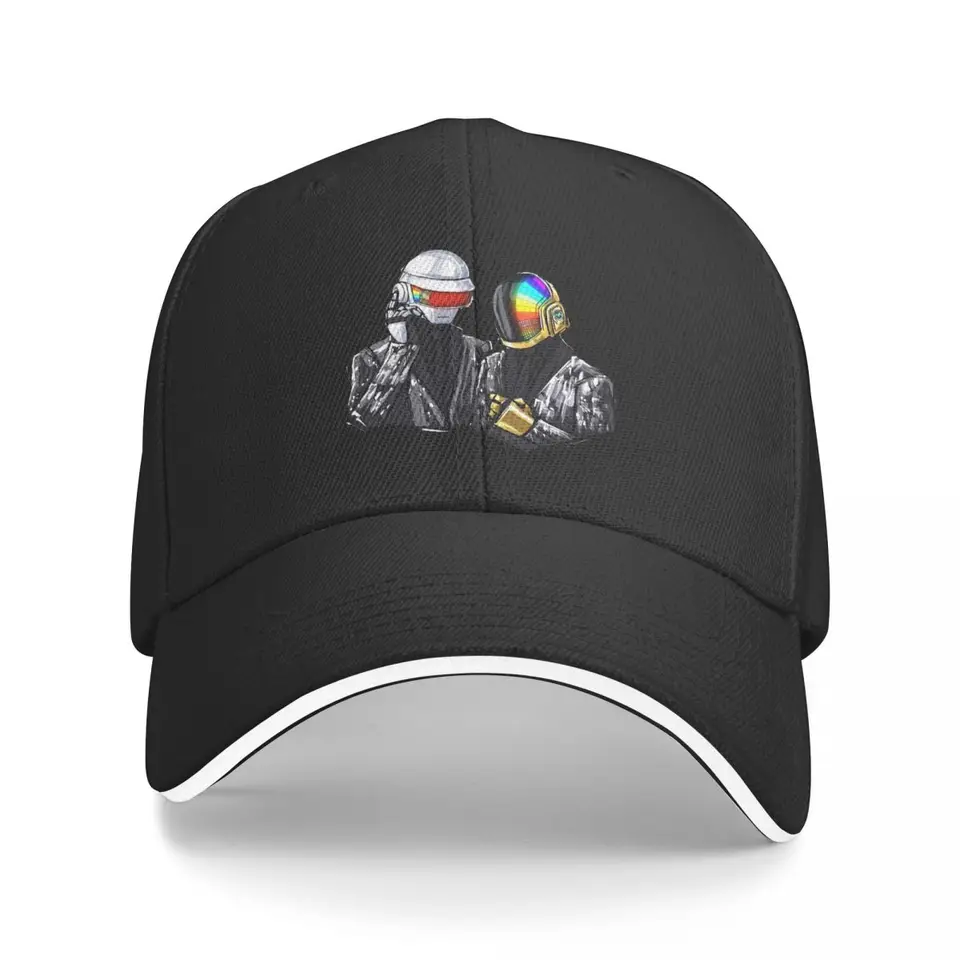 Au Revoir Helme Classic Daft Punk Electronic Music Band Baseball Cap Men klobúky Dámske Visorové vonkajšie čiapky Snapback