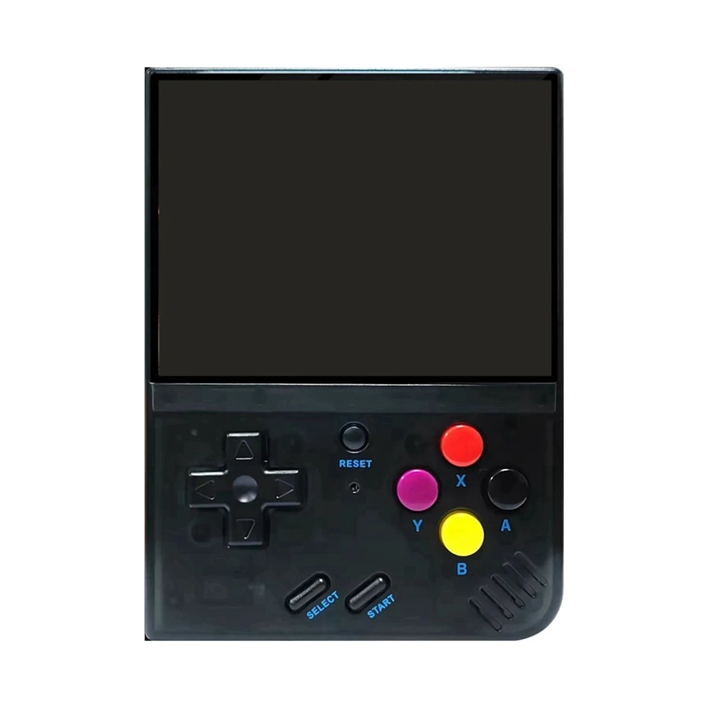 AU61-Retro R33S Ručná herná konzola Transparentná 3,5 palca IPS Screen Game Console Mini Prenosná hra