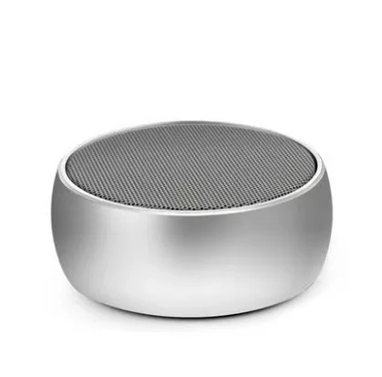 Auctex Wireless Bluetooth Reproduktor Prenosný malý oceľový pištoľ Kovový subwoofer vonkajší mini reproduktor pre domácu kanceláriu