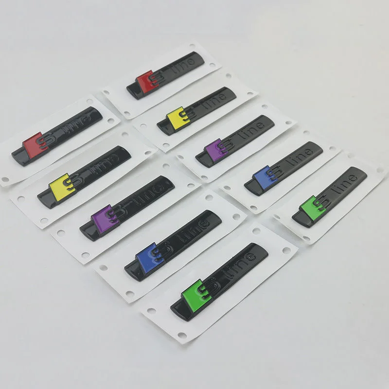 Audi SLINE STANCER Automobile Leaf Panel Panel Side Sports Decantive Sticker pre A3 A4 B8 8P 8V A6 C7 A5 Q5 B7 Q3 Q5 Q7