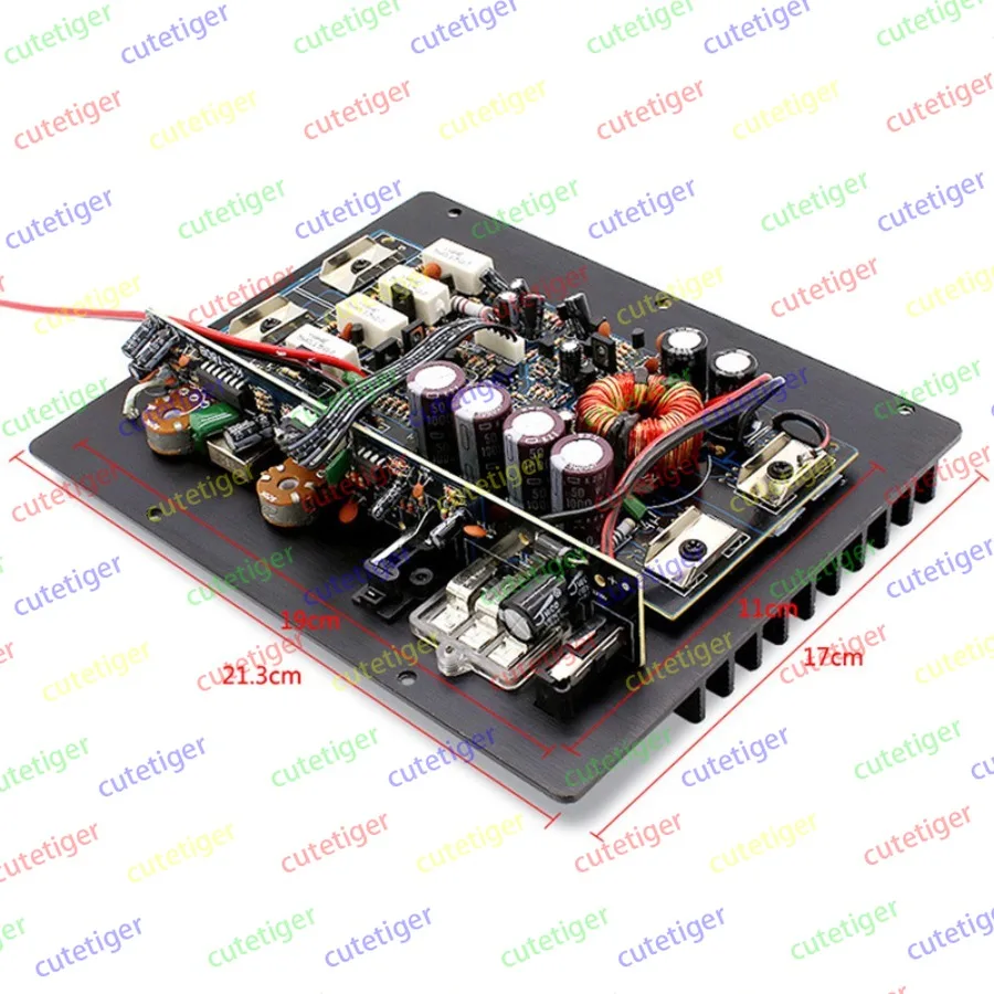 AUDIO AUDIO Jednokanálový zosilňovač napájacieho zosilňovača VOZIDLO 1000W12V SUBWOOFER Power Amplifier doska KL-180