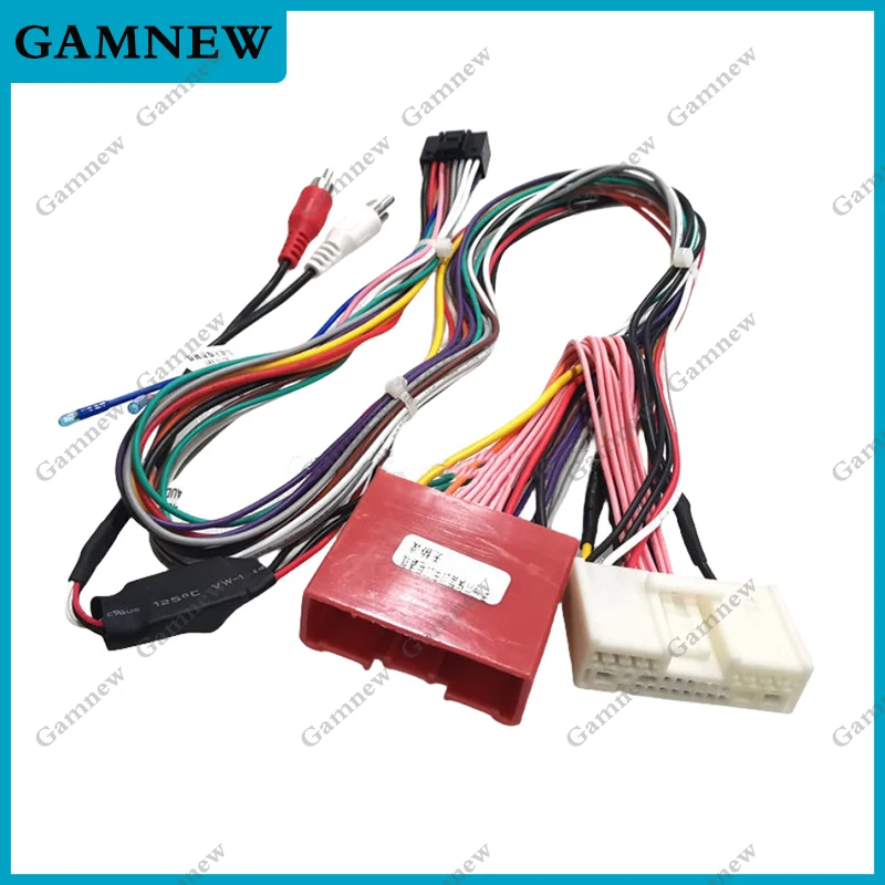 Audio káblové zväzok pre Mazda 6 2002-2006 Inštalácia s náhradnými dielmi Aftermarket 16pin CD/DVD stereofónny drôtový adaptér