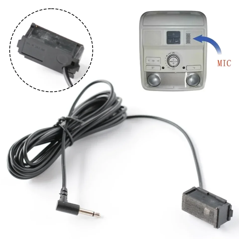 Audio mikrofónové strešné panely automobilov 3,5 mm mikrofóny Kábané externé mikrofóny pre golf pre pasát pre sedadlo pre skod